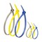 Gardner Bender Cable Tie Assortment, 4 in, 8 in L, Blue, Gray, Yellow, Nylon 6/6, 18 lb, 75 lb Strength 10095VDV - alternate 7